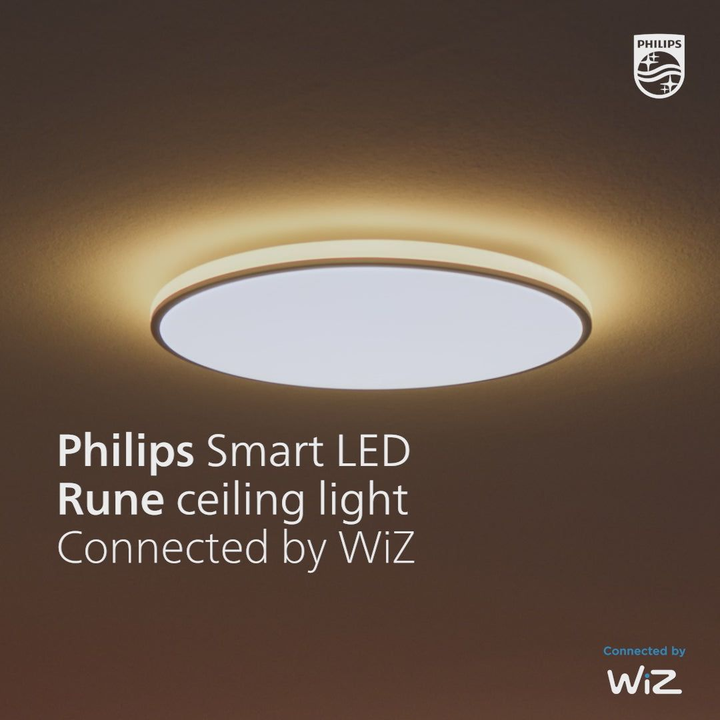 WiZ Smart LED Ceiling Light Dual Zone Lighting 21W RGB + Tunable White (WiFi + Bluetooth Control)