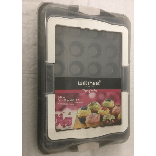 Wiltshire 24 Cup Cake Baking Tray With Lid & Carry Handle