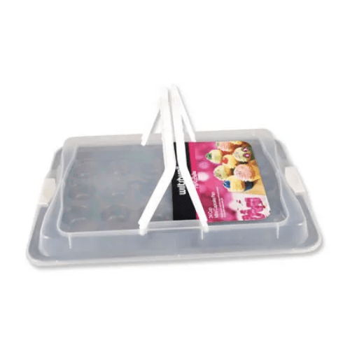 Wiltshire 24 Cup Cake Baking Tray With Lid & Carry Handle