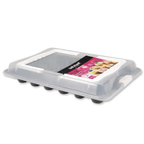 Wiltshire 24 Cup Cake Baking Tray With Lid & Carry Handle