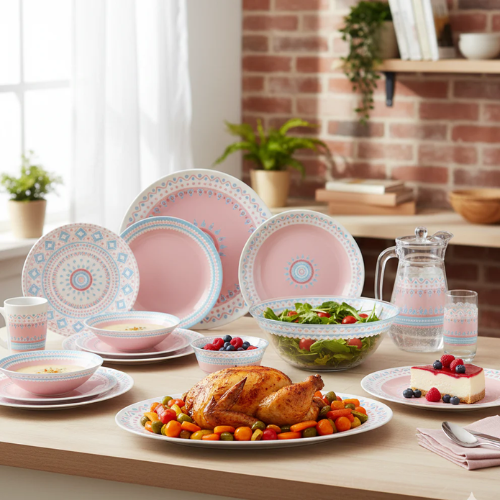 Luminarc Simply Vibesoft 46-Piece Dinner Set