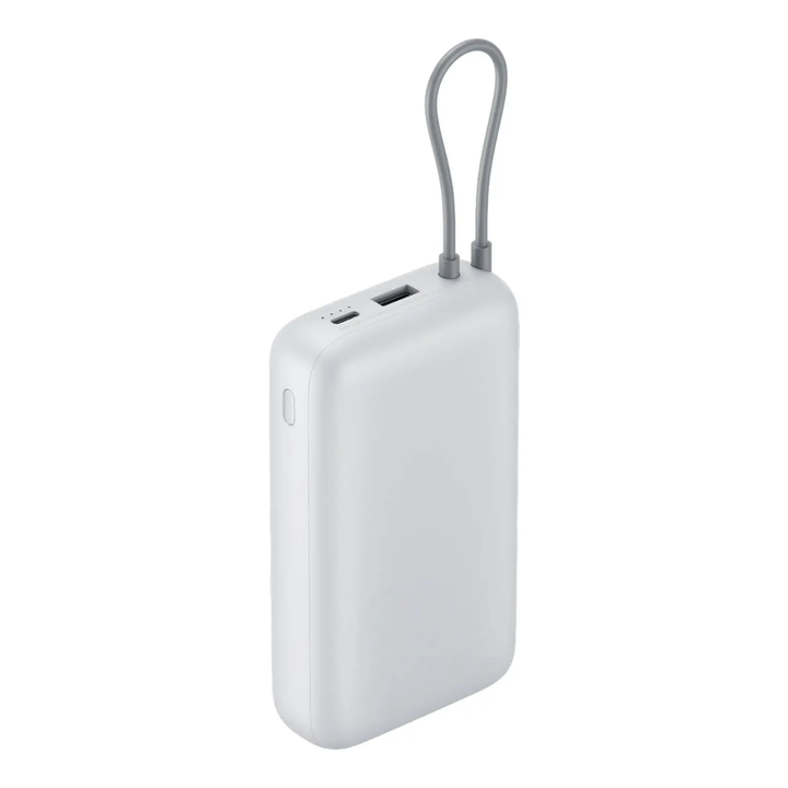 Xiaomi Power Bank 20000Mah (Integrated Cable) Gl Light Gray