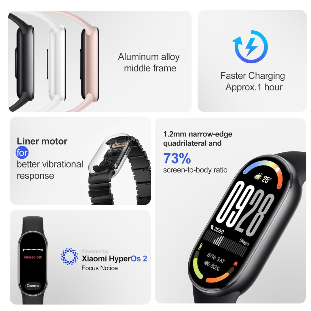 Xiaomi Smart Band 10 Mystic Rose | Premium AMOLED Fitness Tracker in Kenya | Red Rhino