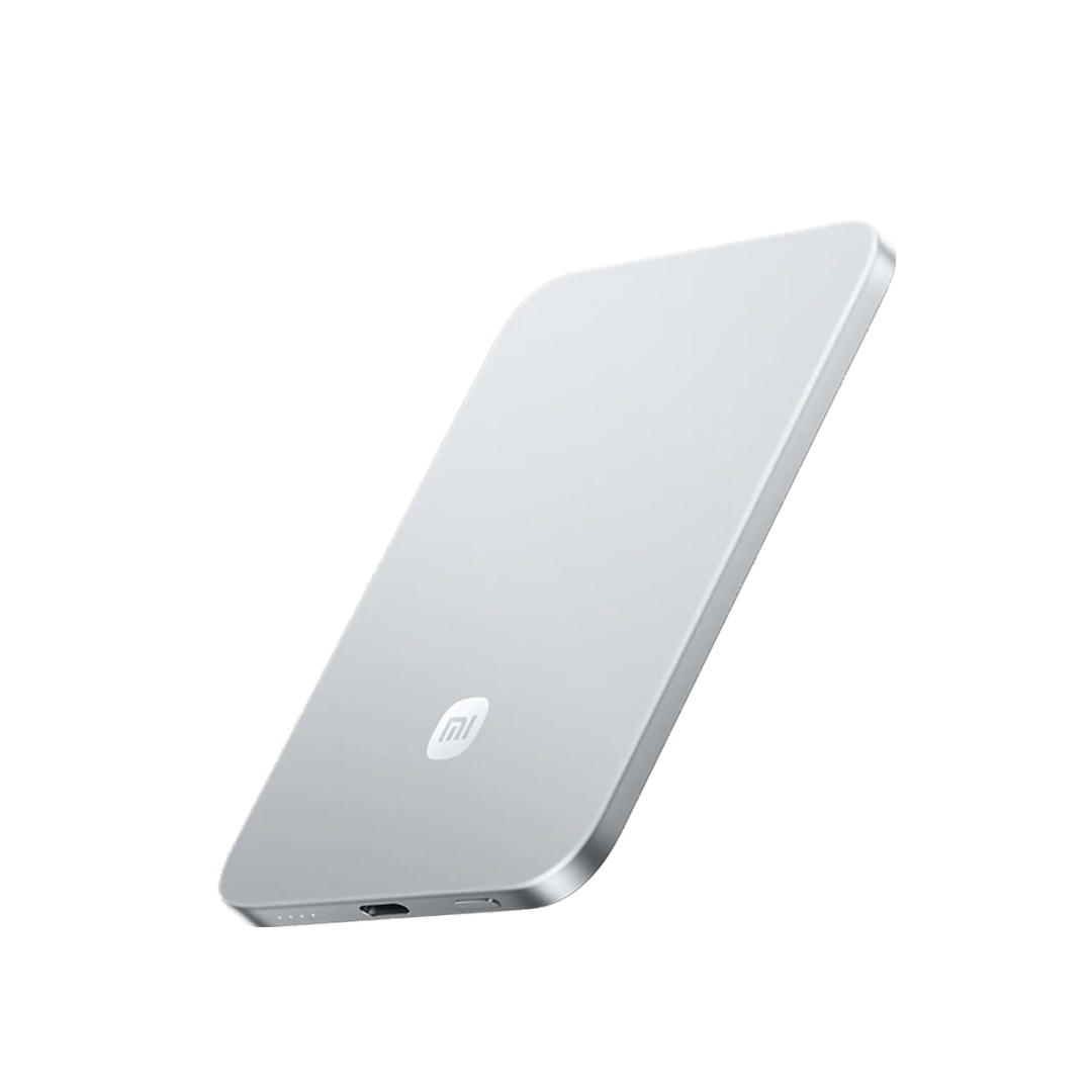 Xiaomi Ultrathin Magnetic Power Bank 5000 15W Glacier Silver