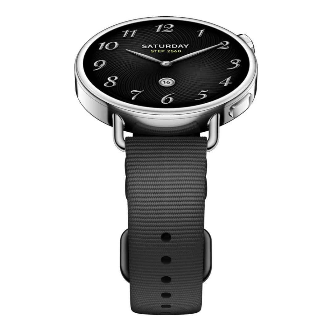 Xiaomi Watch S4 black strap, alternate view