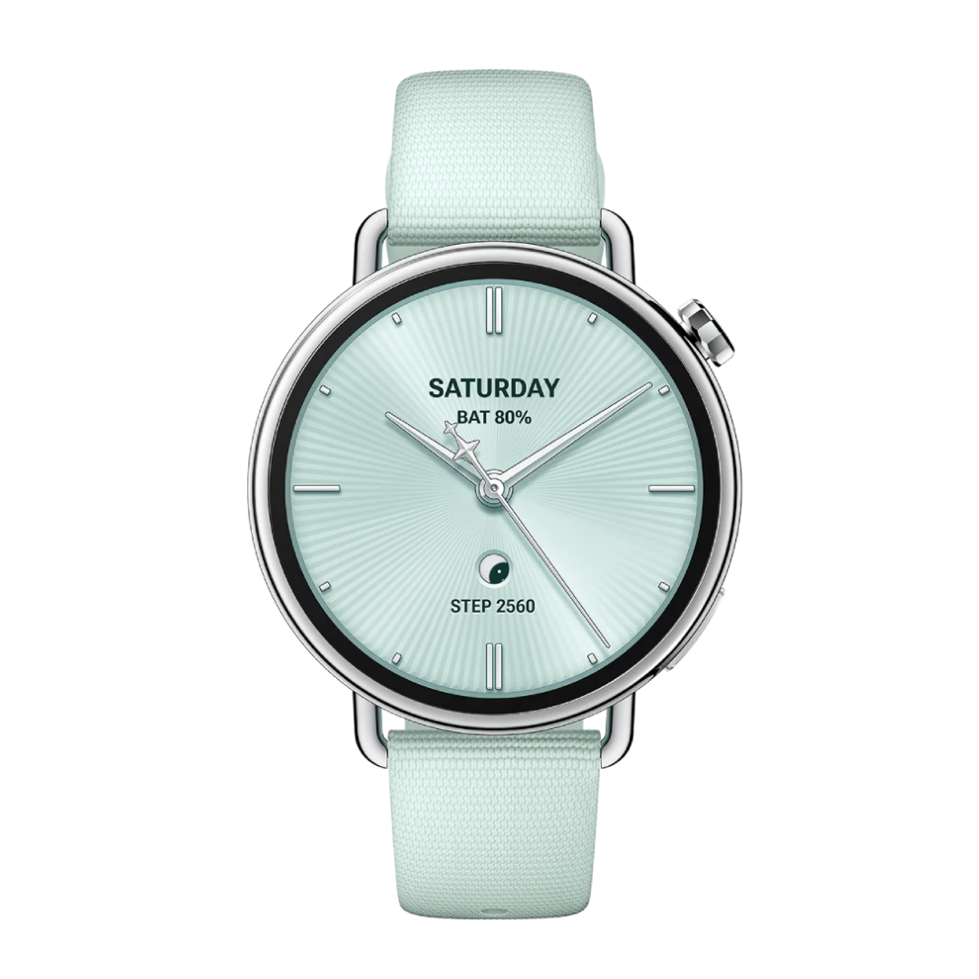 Xiaomi Watch S4 mint green strap, alternate view