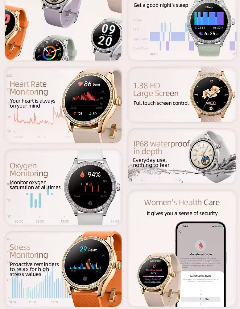 AceFit Royalty Pro Smart Watch IDW22 - Red Rhino