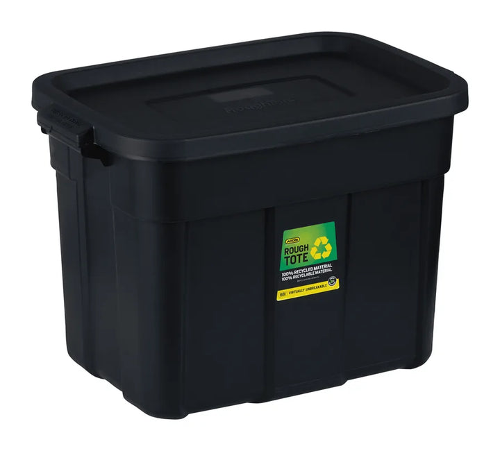 Addis Roughtote 68L heavy duty black storage box