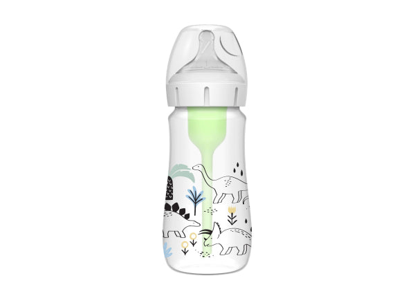 Dr. Brown's Natural FlowÂ® Anti-Colic Options+â¢ Designer Edition Jungle Decorations Wide Mouth-270ml-WB91010 - Red Rhino