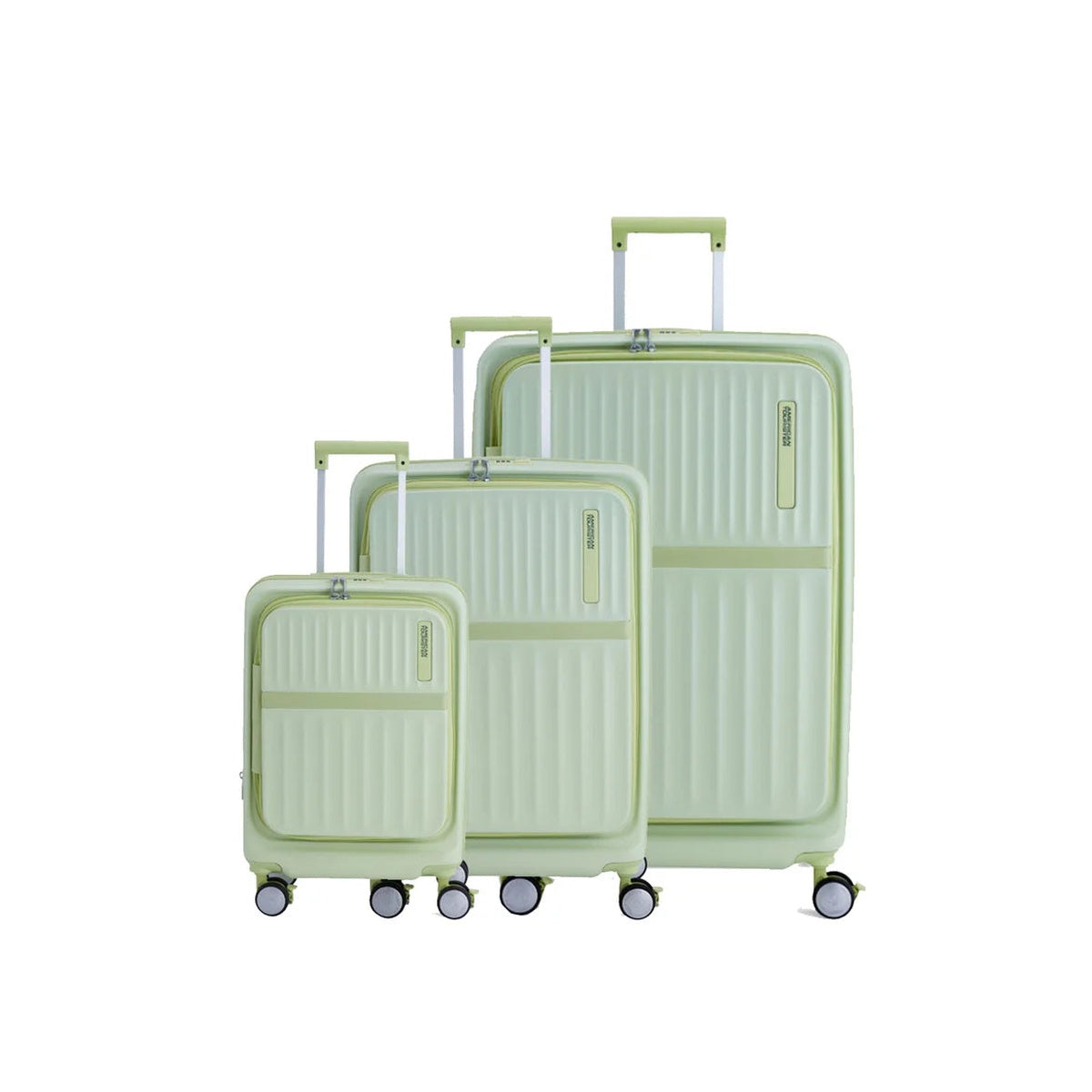 American Tourister Trento 3-Piece Suitcase Set 54cm + 68cm + 82cm Matcha