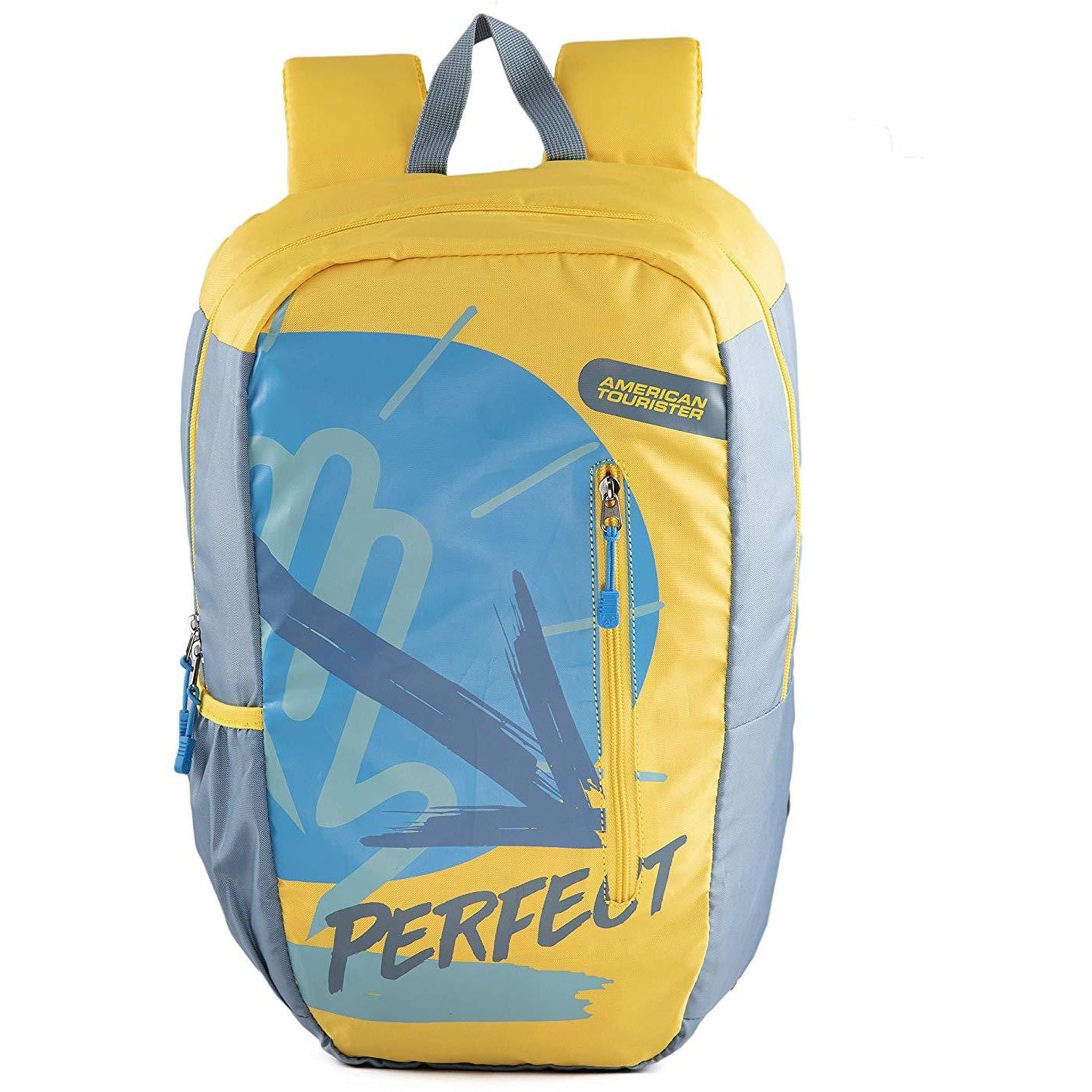 American Tourister BFF Backpack 02 — Yellow — front view