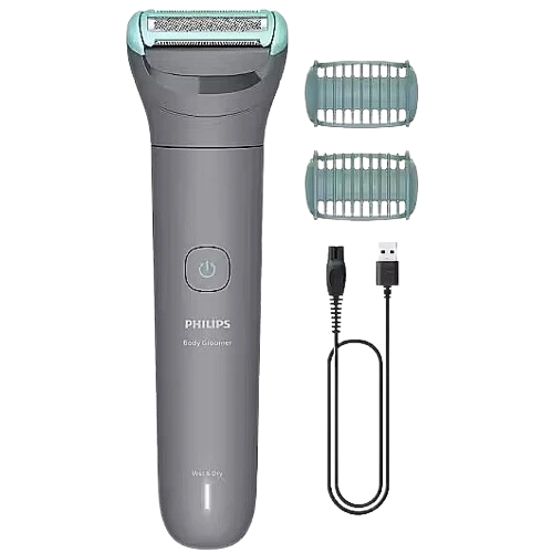 Philips BG3480/15 Body Groomer with 2 mm and 3 mm combs and USB cable