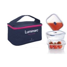 Luminarc Pure Box Square Food Storage Container Blue p4129 - Red Rhino