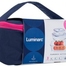 Luminarc Pure Box Square Food Storage Container Blue p4129 - Red Rhino