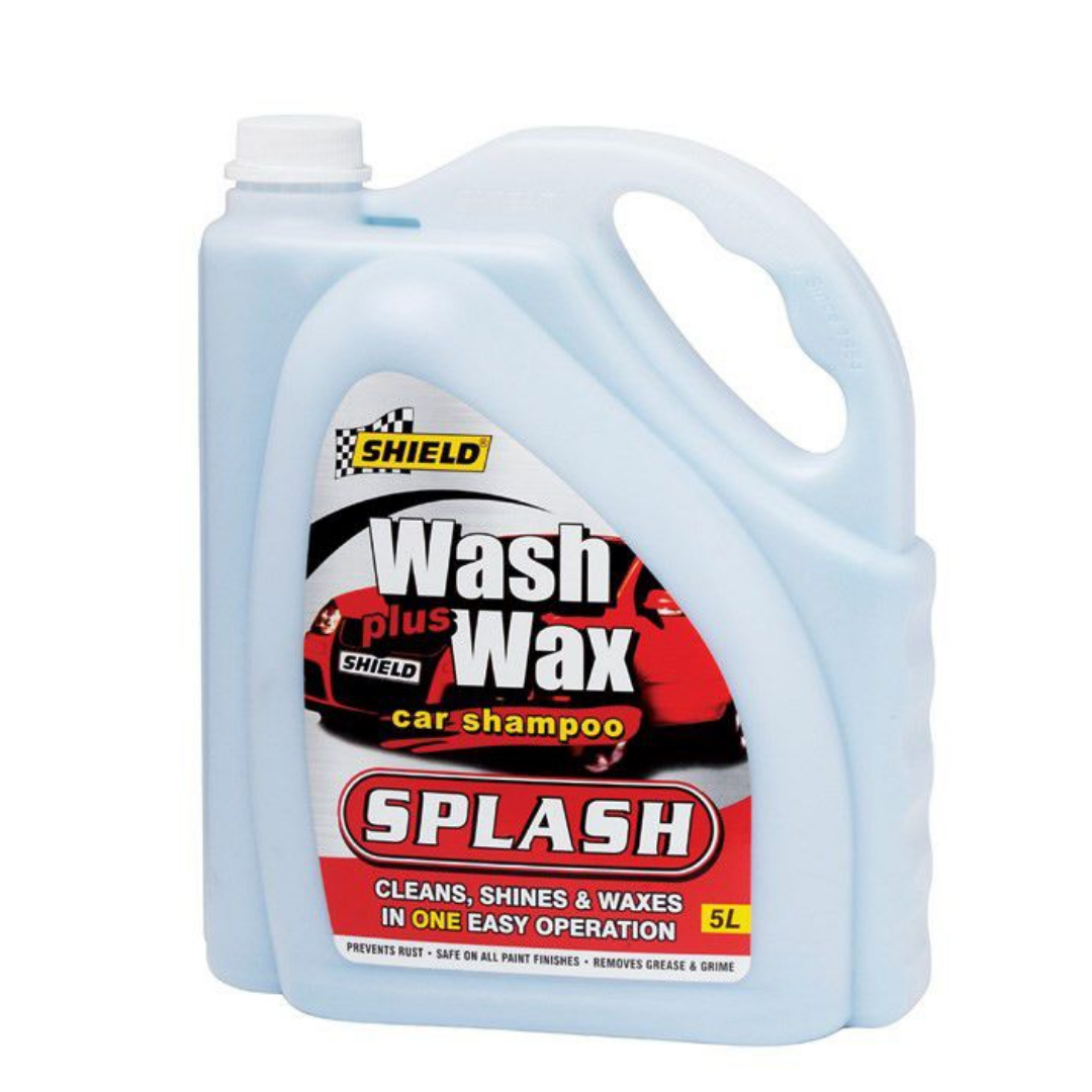 Shield Splash Car Shampoo plus wax - 5 Litre SH26
