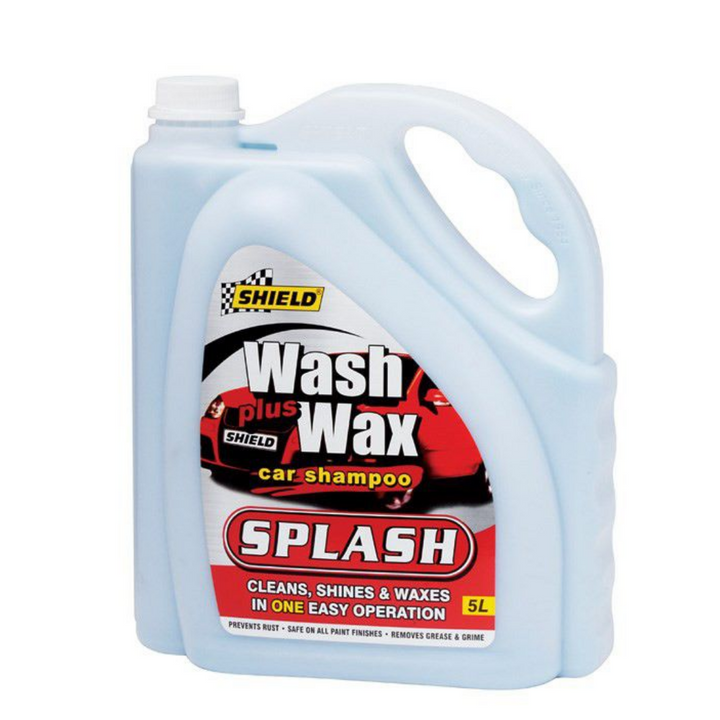 Shield Splash Car Shampoo plus wax - 5 Litre SH26