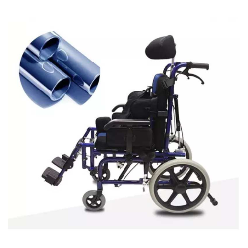 MobiAid Tilting & Reclining Cerebral Palsy Wheelchair for Children - Red Rhino