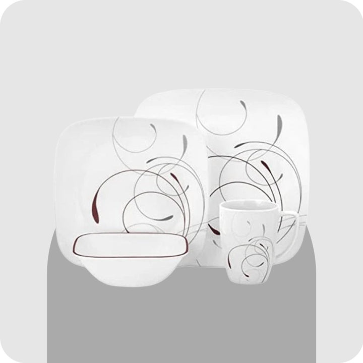 Corelle Splendor Square Dinner set- 16pcs Set