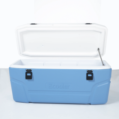 ECooler Foam Hard Cooler - 125L - Blue - Red Rhino