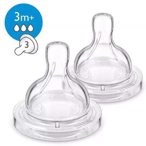 Philips Avent Anti-colic teat - 3m+ -SCF633/27