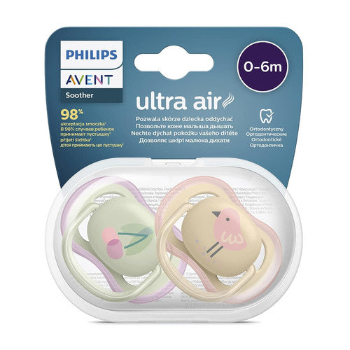 Philips Avent UltraAir Pacifier 0-6m - SCF085/13