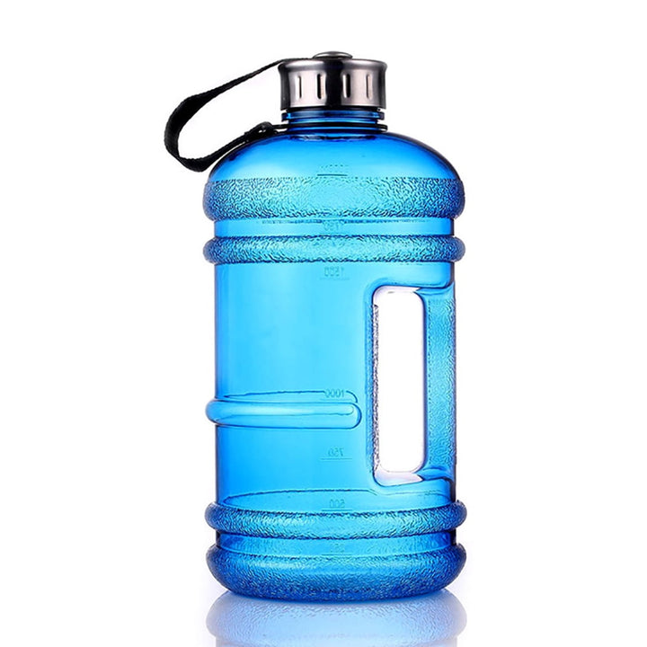 Blue 2.2L handled sports water bottle product view
