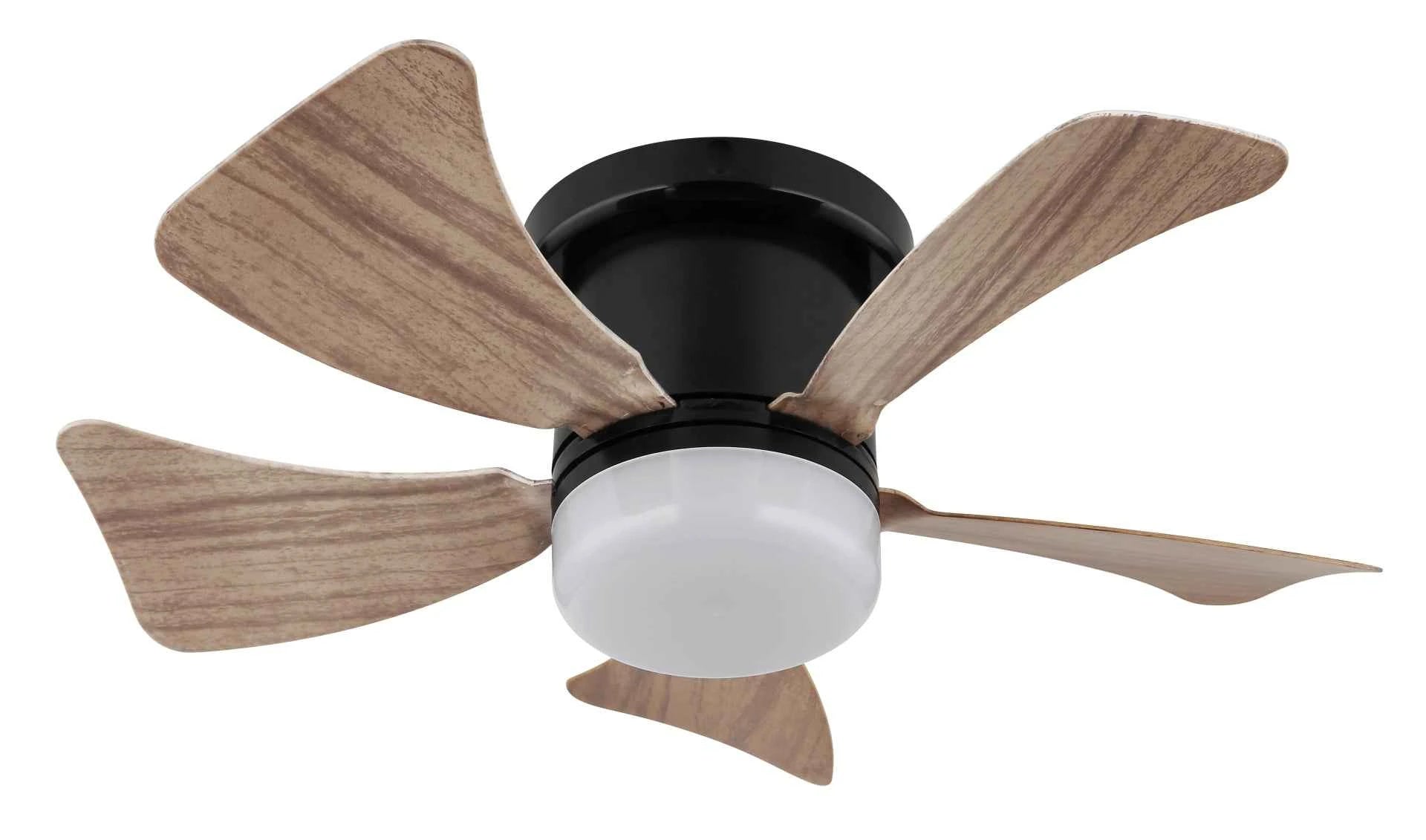 GLOBO HINES Ceiling Fan Black Wood Look LED 10W 03609H | Buy in Kenya | Red Rhino
