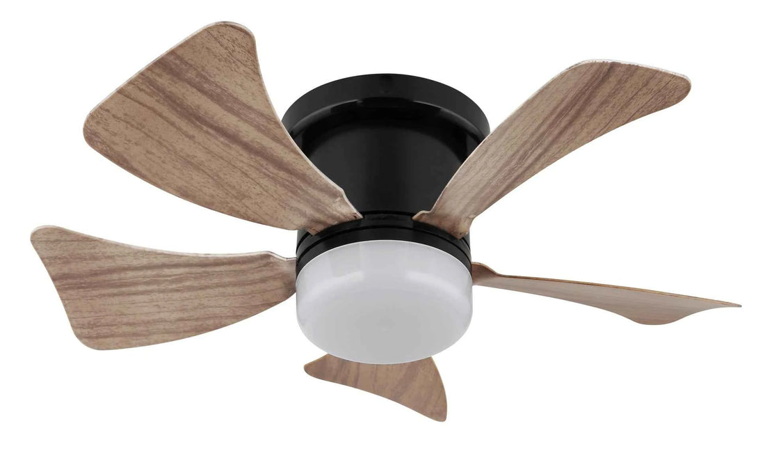GLOBO HINES Ceiling Fan Black Wood Look LED 10W 03609H | Buy in Kenya | Red Rhino