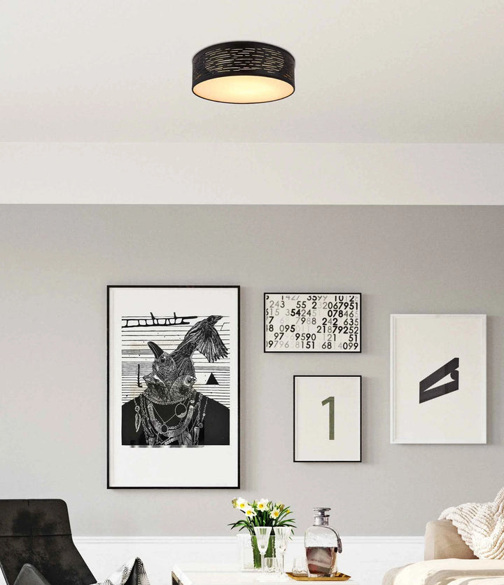GLOBO TUNNO Ceiling Light Black Gold LED 20W 15342D1 | Buy in Kenya | Red Rhino
