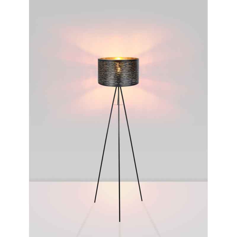 GLOBO TUNNO Floor Lamp Black Gold E27 15342S | Buy in Kenya | Red Rhino