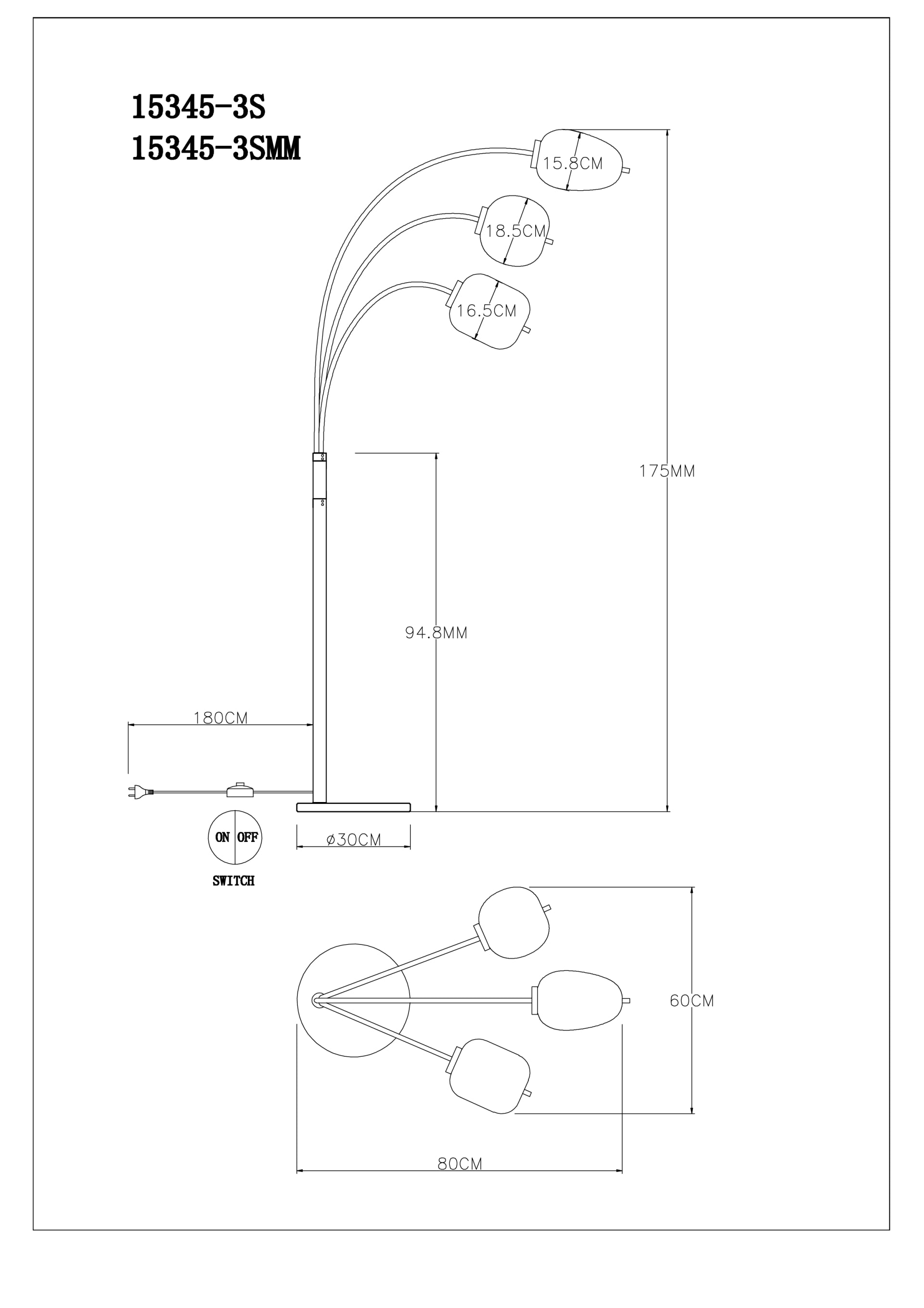 Globo 15345-3SMM additional product view 5