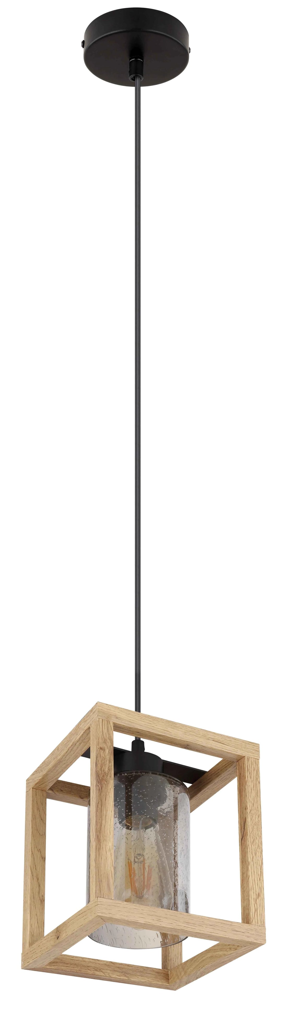 GLOBO PETTEY Pendant Light Dark Brown Smoked Glass E27 15497H | Buy in Kenya | Red Rhino