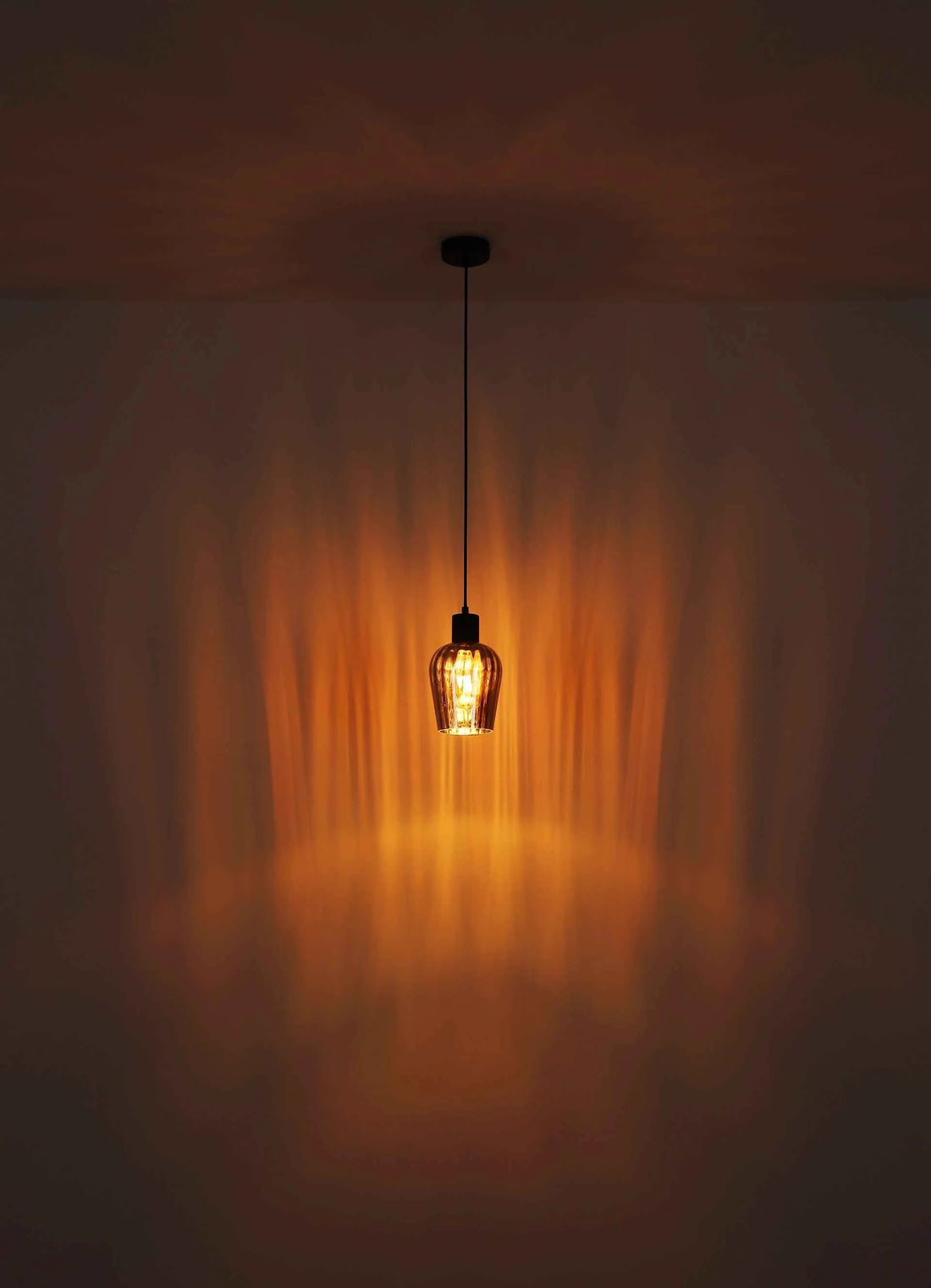 GLOBO Pendant Light Black Smoked Glass E27 15627 | Buy in Kenya | Red Rhino