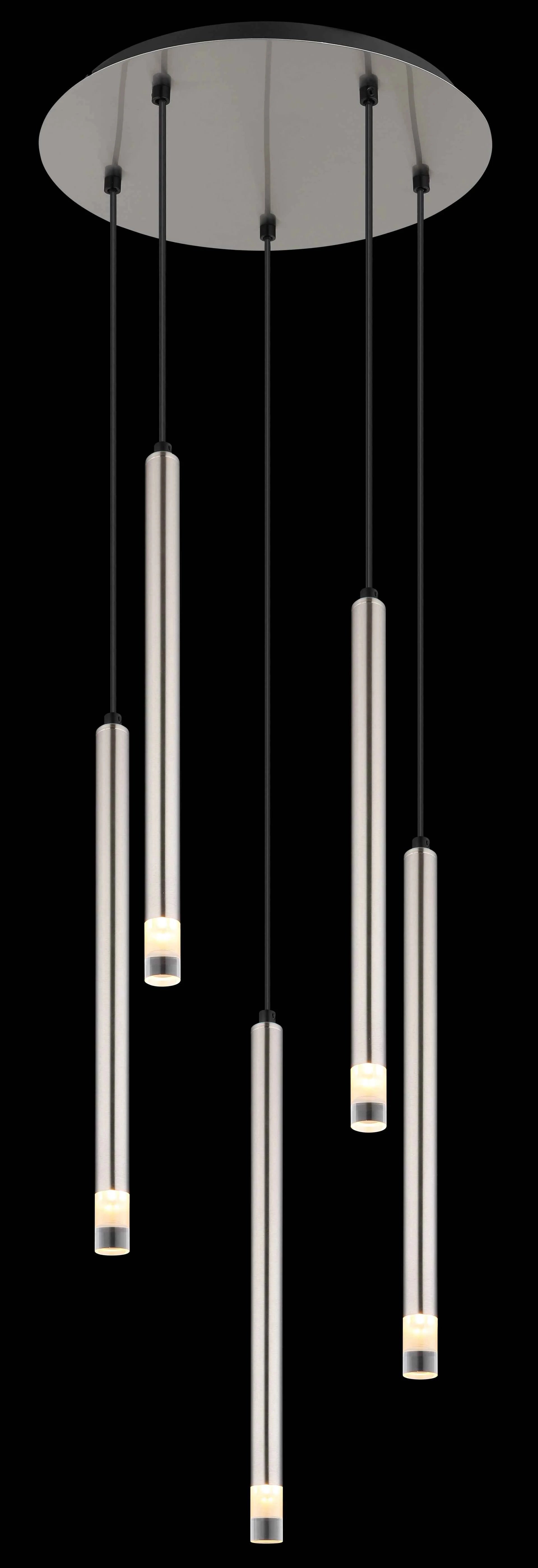 GLOBO Pendant Light Nickel Matt Acrylic 5xG9 15629N-5 | Buy in Kenya | Red Rhino