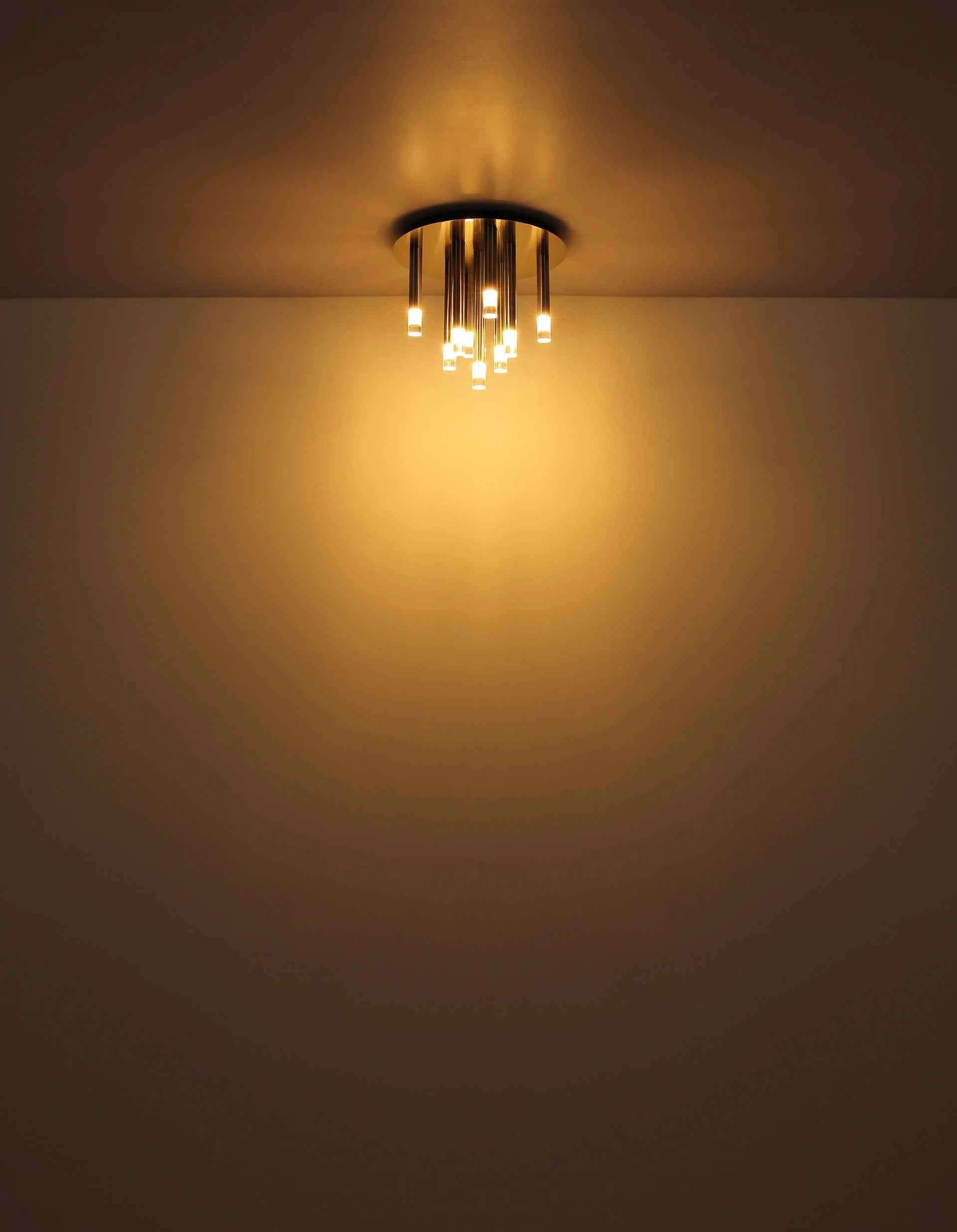 GLOBO Ceiling Light Nickel Matt Acrylic 9xG9 15629N-9D | Buy in Kenya | Red Rhino