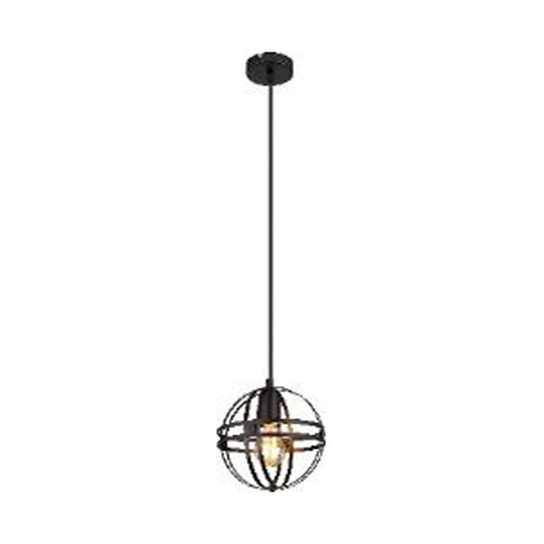 GLOBO Pendant Light Black E27 15639H - square hero product image