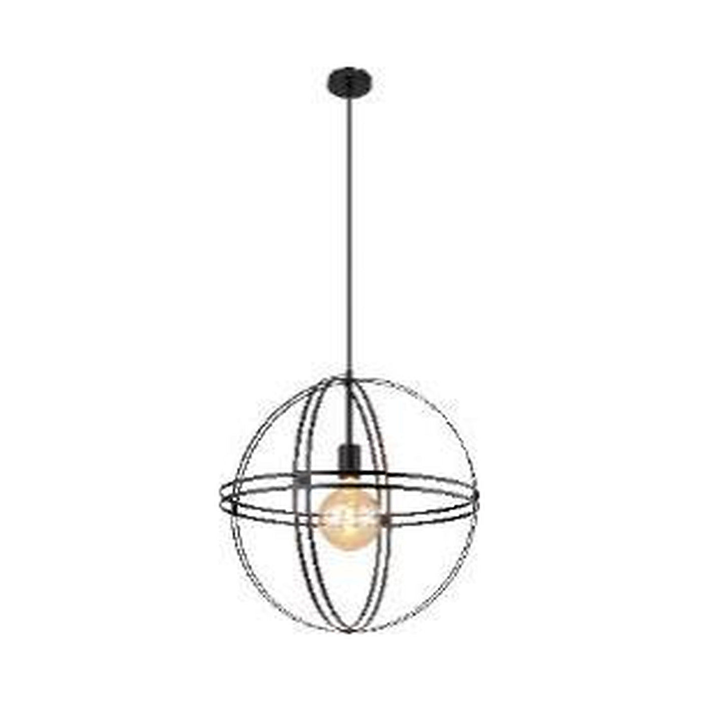 GLOBO Pendant Light Black E27 15639H3 - square hero product image
