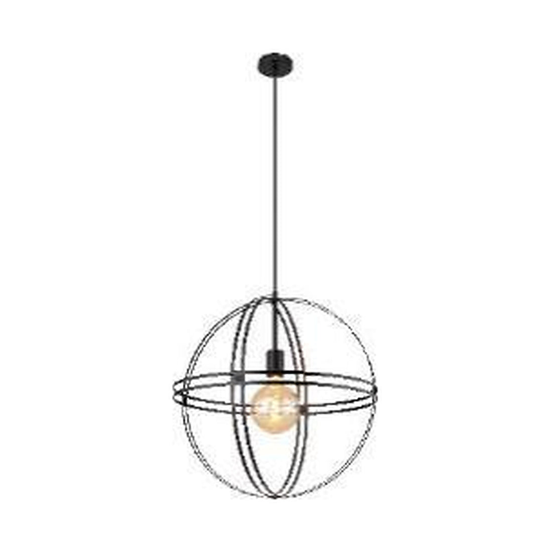 GLOBO Pendant Light Black E27 15639H3 - square hero product image
