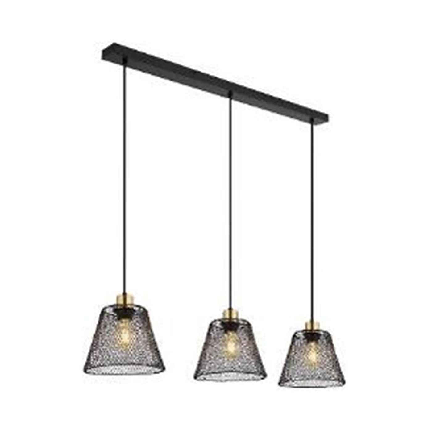 GLOBO Pendant Light Black Gold Antique Mesh 3xE27 15646-3H | Buy in Kenya | Red Rhino