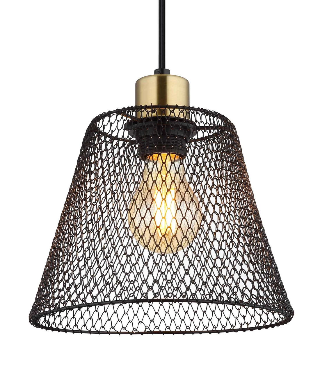 GLOBO Pendant Light Black Gold Antique Mesh E27 15646H | Buy in Kenya | Red Rhino