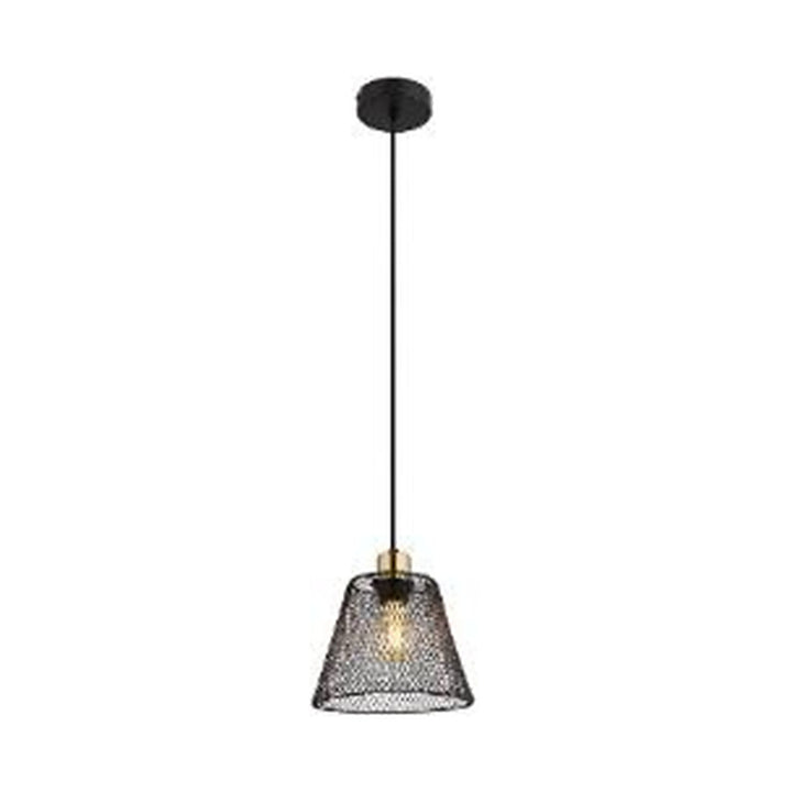 GLOBO Pendant Light Black Gold Antique Mesh E27 15646H - square hero product image