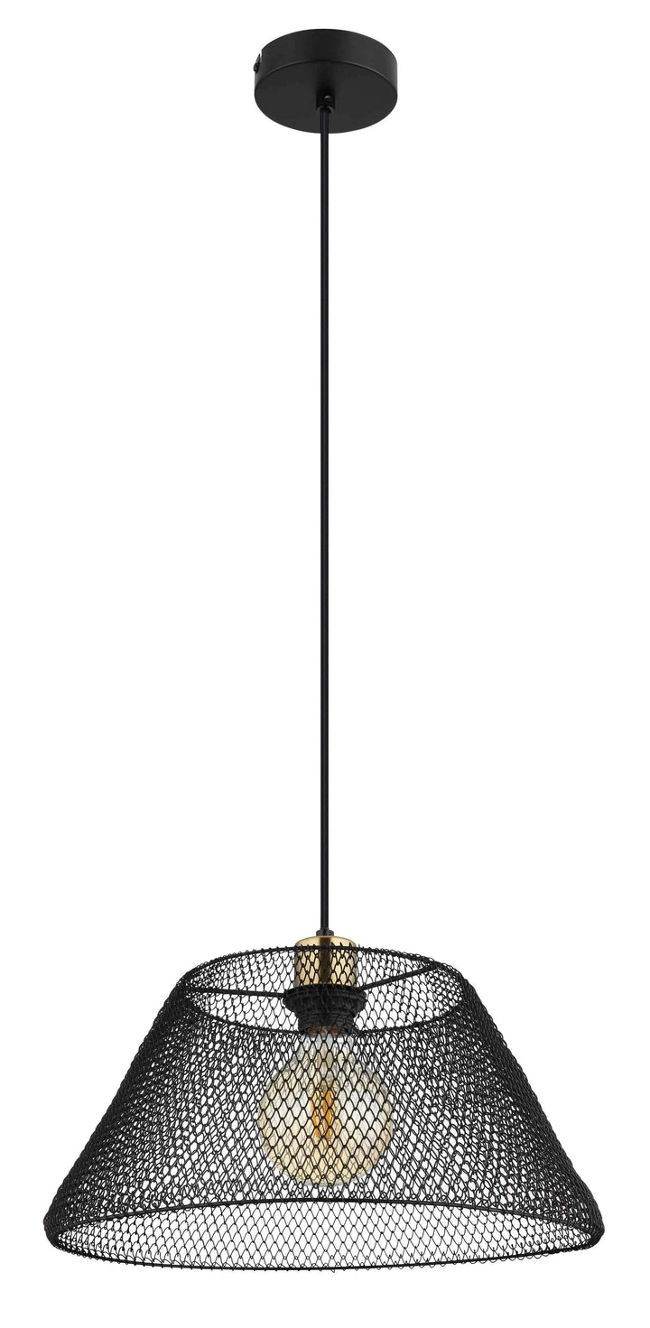 GLOBO Pendant Light Black Gold Antique Mesh E27 15646H1 | Buy in Kenya | Red Rhino