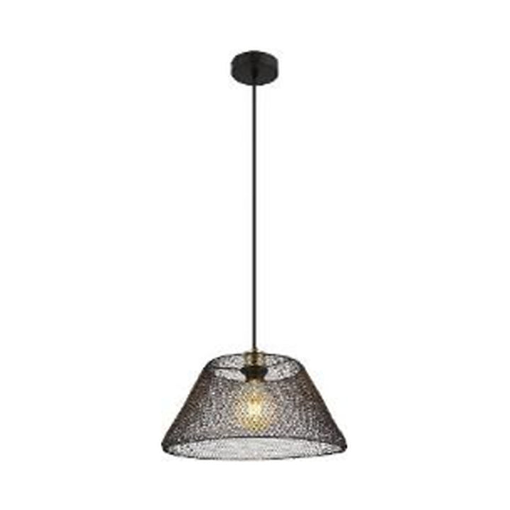 GLOBO Pendant Light Black Gold Antique Mesh E27 15646H1 - square hero product image