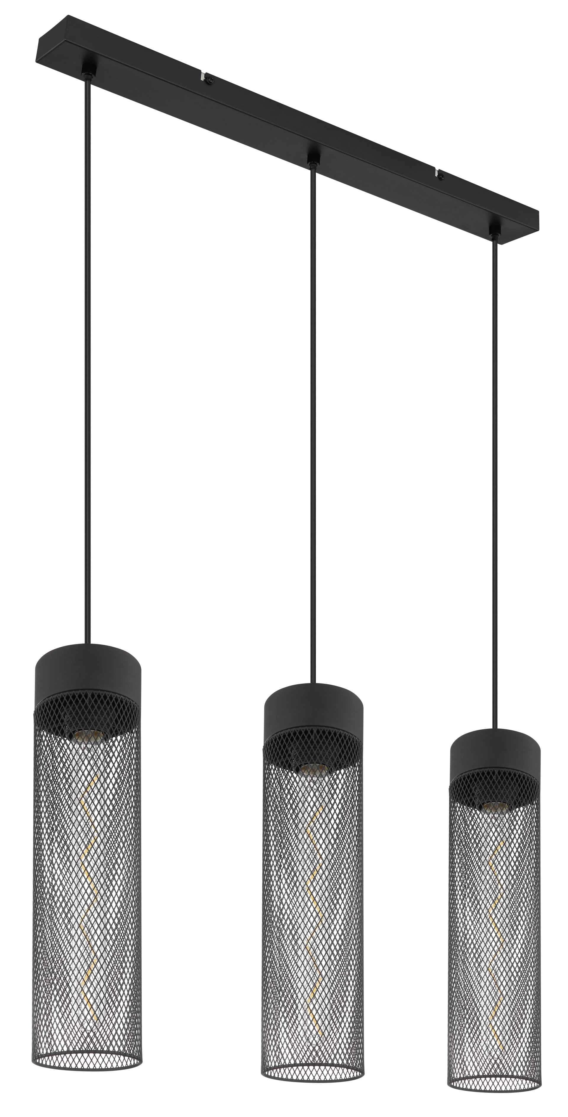 GLOBO Pendant Light Black Mesh 3xE27 15649-3H | Buy in Kenya | Red Rhino