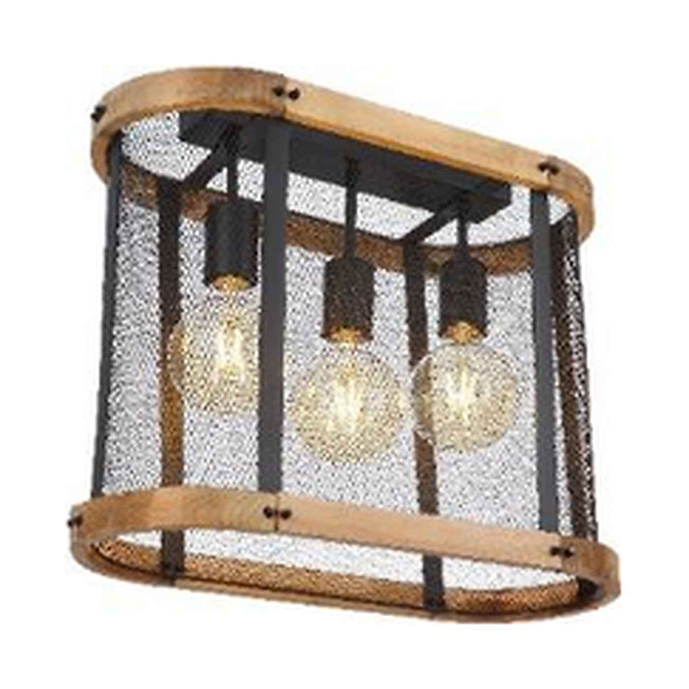 GLOBO Ceiling Lamp Black Dark Wood 3xE27 15661D | Buy in Kenya | Red Rhino