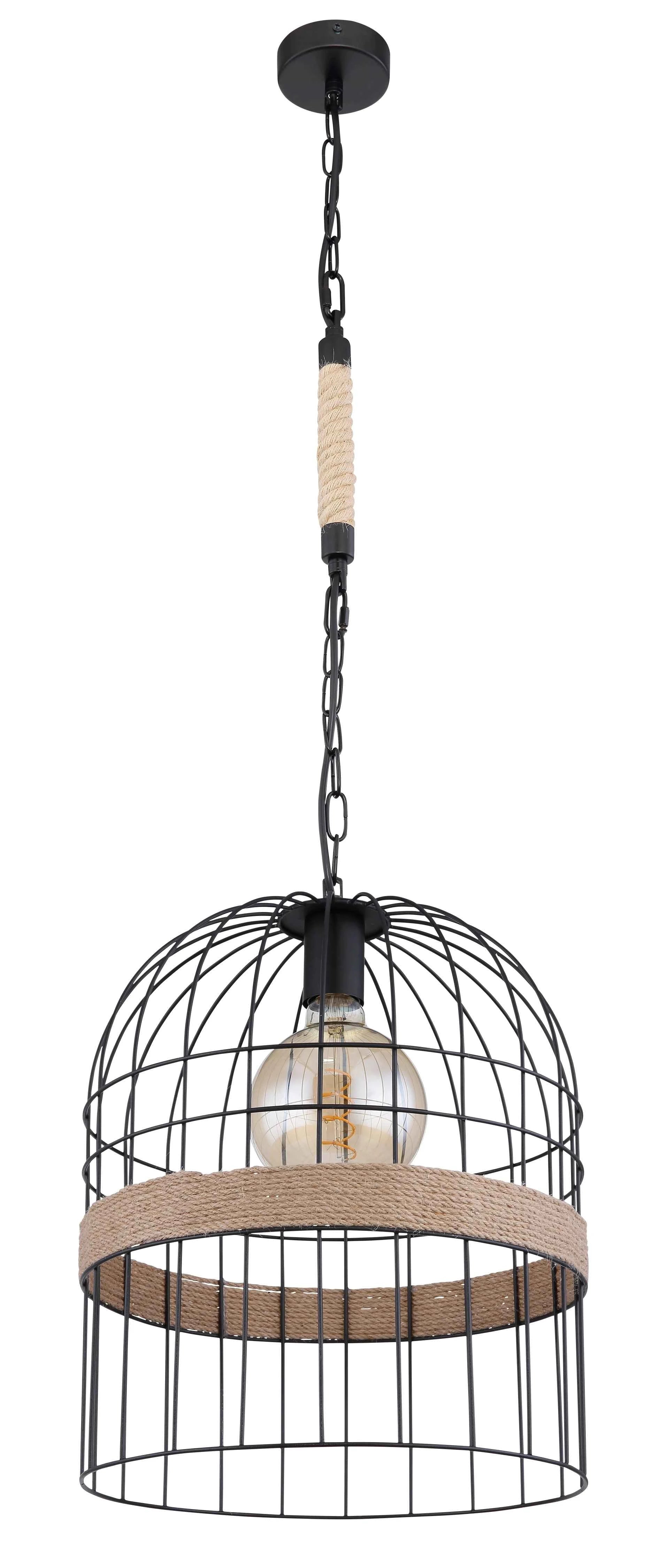 GLOBO Pendant Light Black Brown Chain E27 15677H1 | Buy in Kenya | Red Rhino