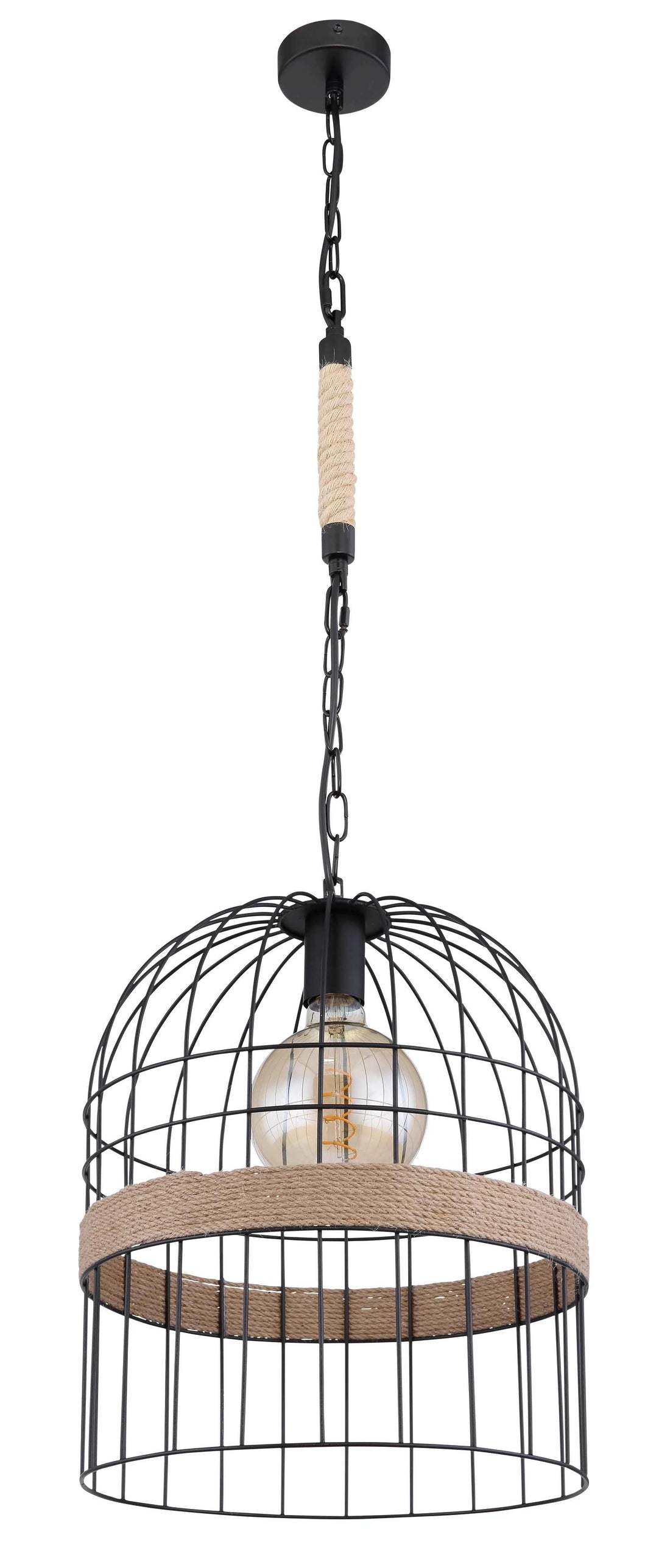 GLOBO Pendant Light Black Brown Chain E27 15677H1 | Buy in Kenya | Red Rhino