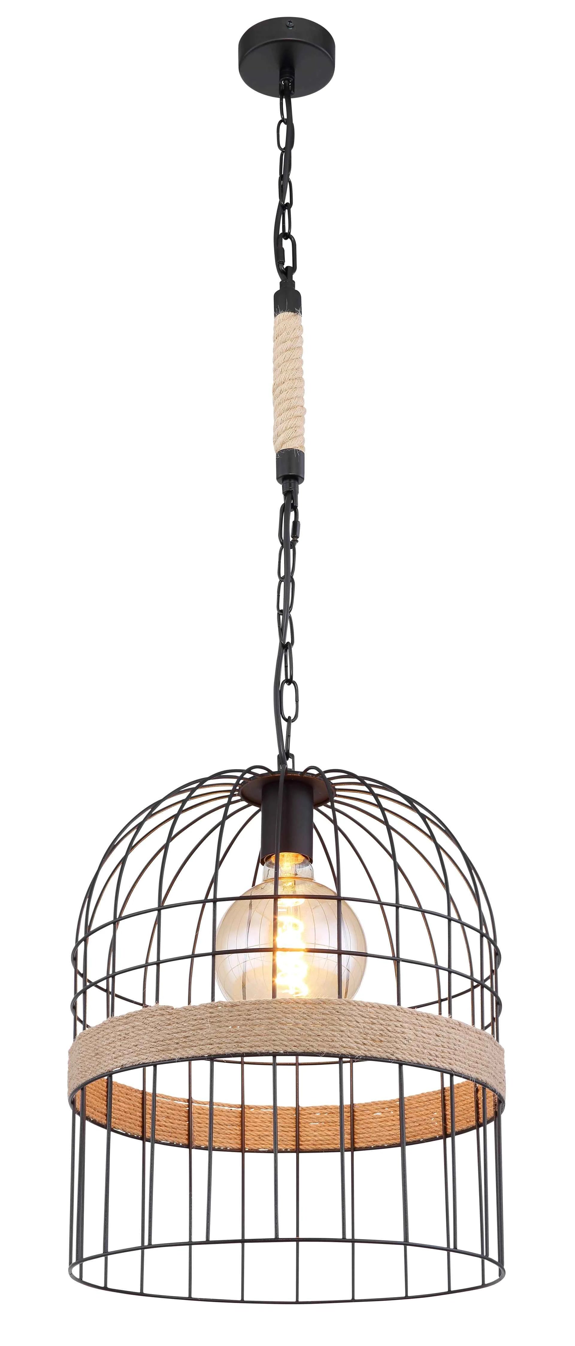 GLOBO Pendant Light Black Brown Chain E27 15677H1 | Buy in Kenya | Red Rhino