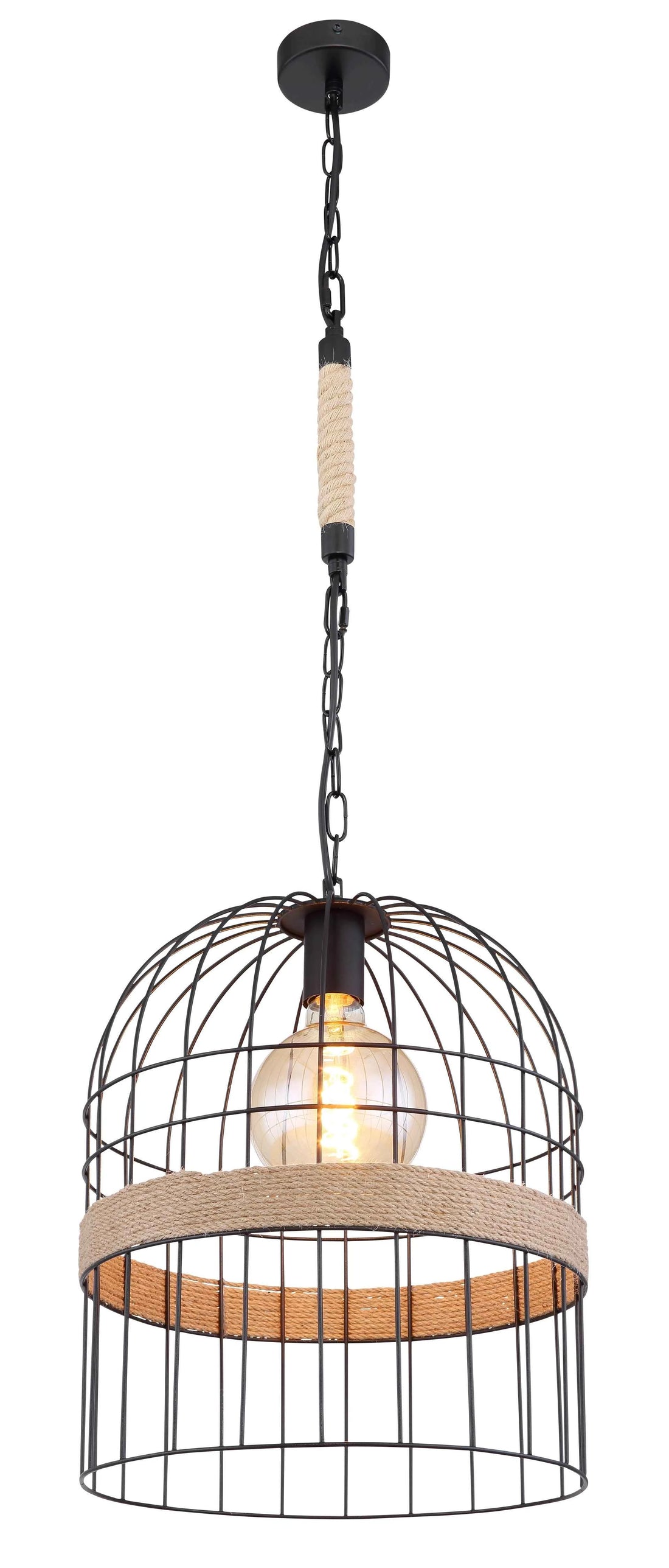 GLOBO Pendant Light Black Brown Chain E27 15677H1 | Buy in Kenya | Red Rhino