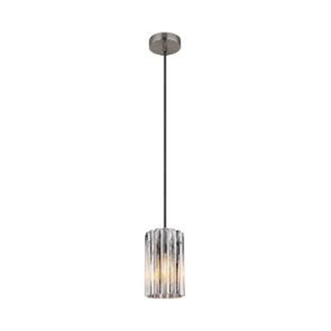 GLOBO Pendant Light Nickel Matt Clear Satin Glass E27 15747H - square hero product image